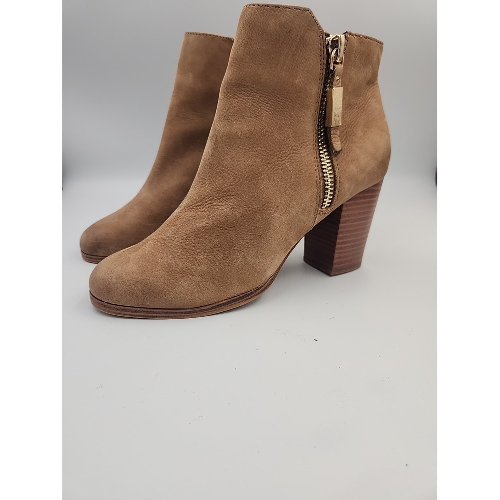 Aldo Mathia Ankle Booties Cognac Suede Size 10β